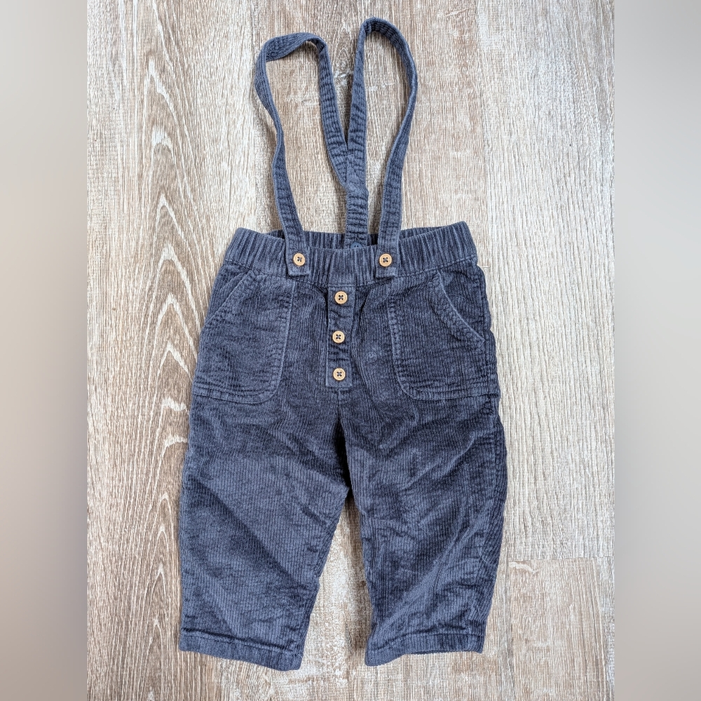 Cat & Jack Blue Corduroy Overalls Baby Size 12 Months